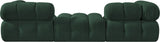 Ames - 3 Piece Boucle Modular Sofa With 1 Backless Seat