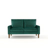Upholstered Loveseat Sofa, 2 Seater Couch For Living Room Apartment