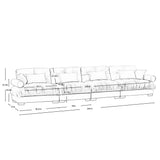Super Comfort Oversized Modular Sectional Sofa