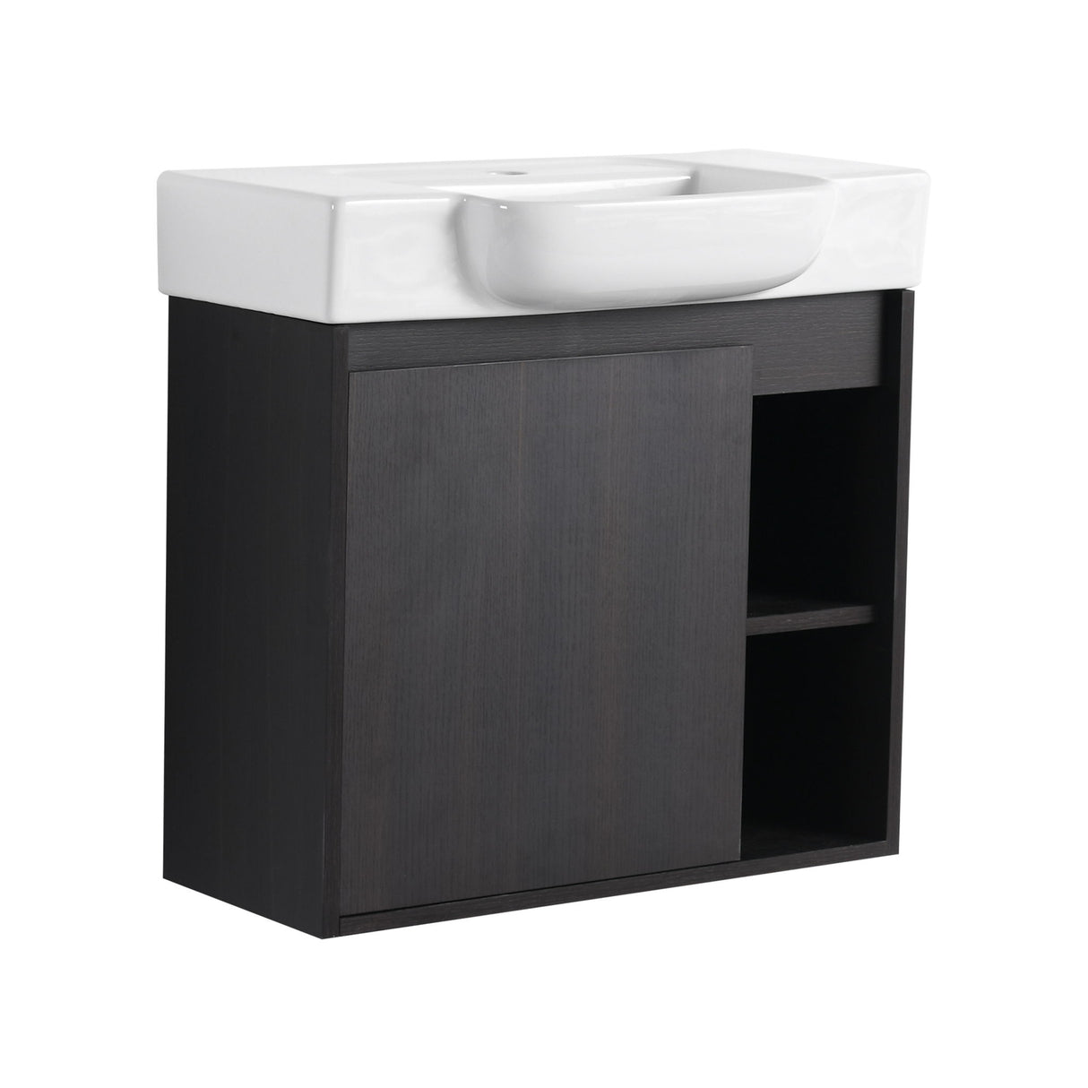 Wall Mounted Bathroom Vanity With Sink, Soft Close Door