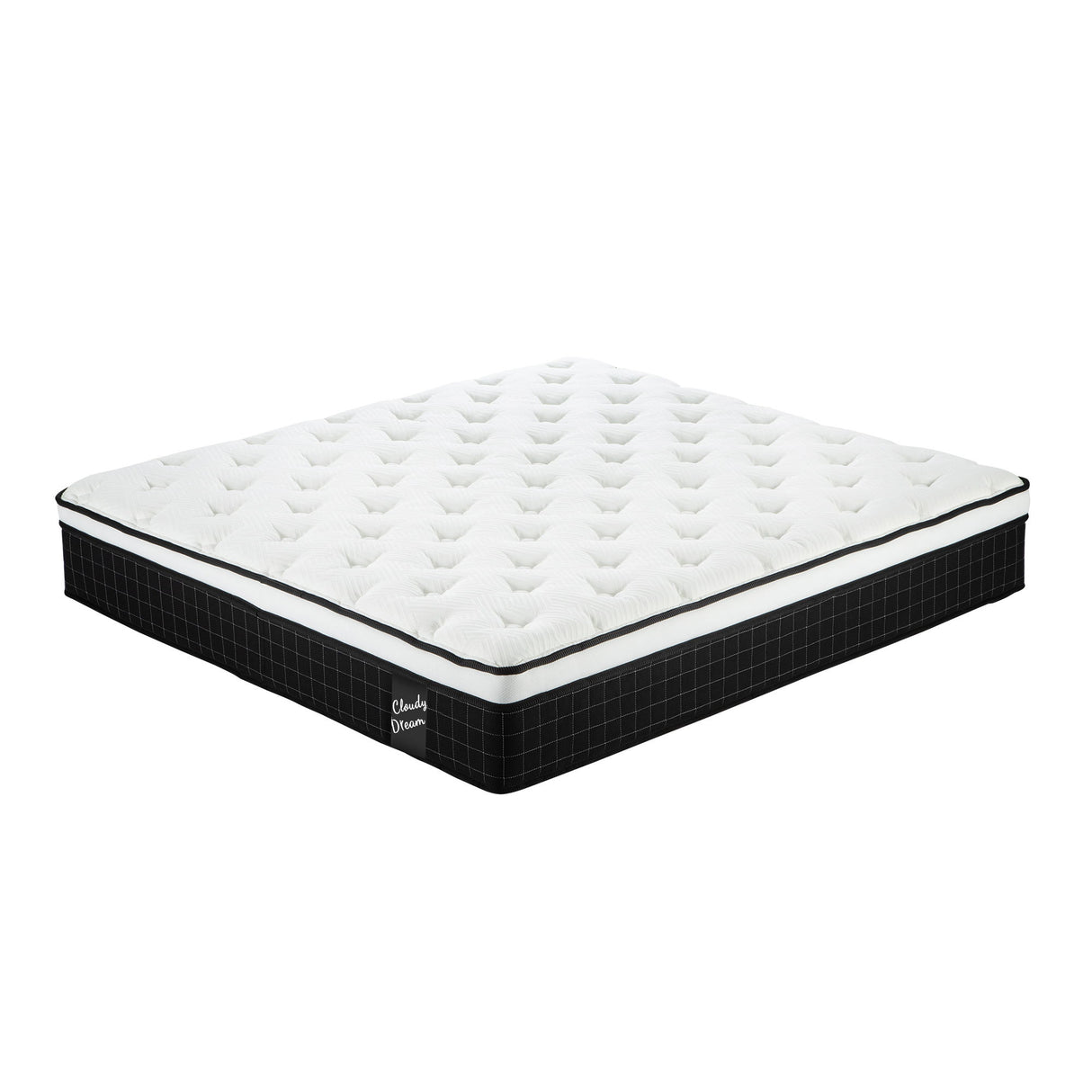 12" Hybrid Mattress With Individual Pocket Spring, Comortable Memory Foam