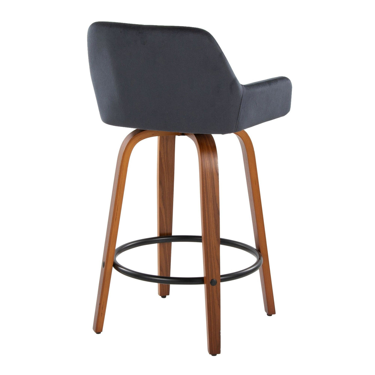 Daniella - 26" Fixed-Height Counter Stool (Set of 2) - Light Brown Base