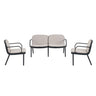 Luna - Outdoor Patio 3 Pieces Chat Set