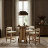 Butterfly - Solid Wood And Natural Cane Table
