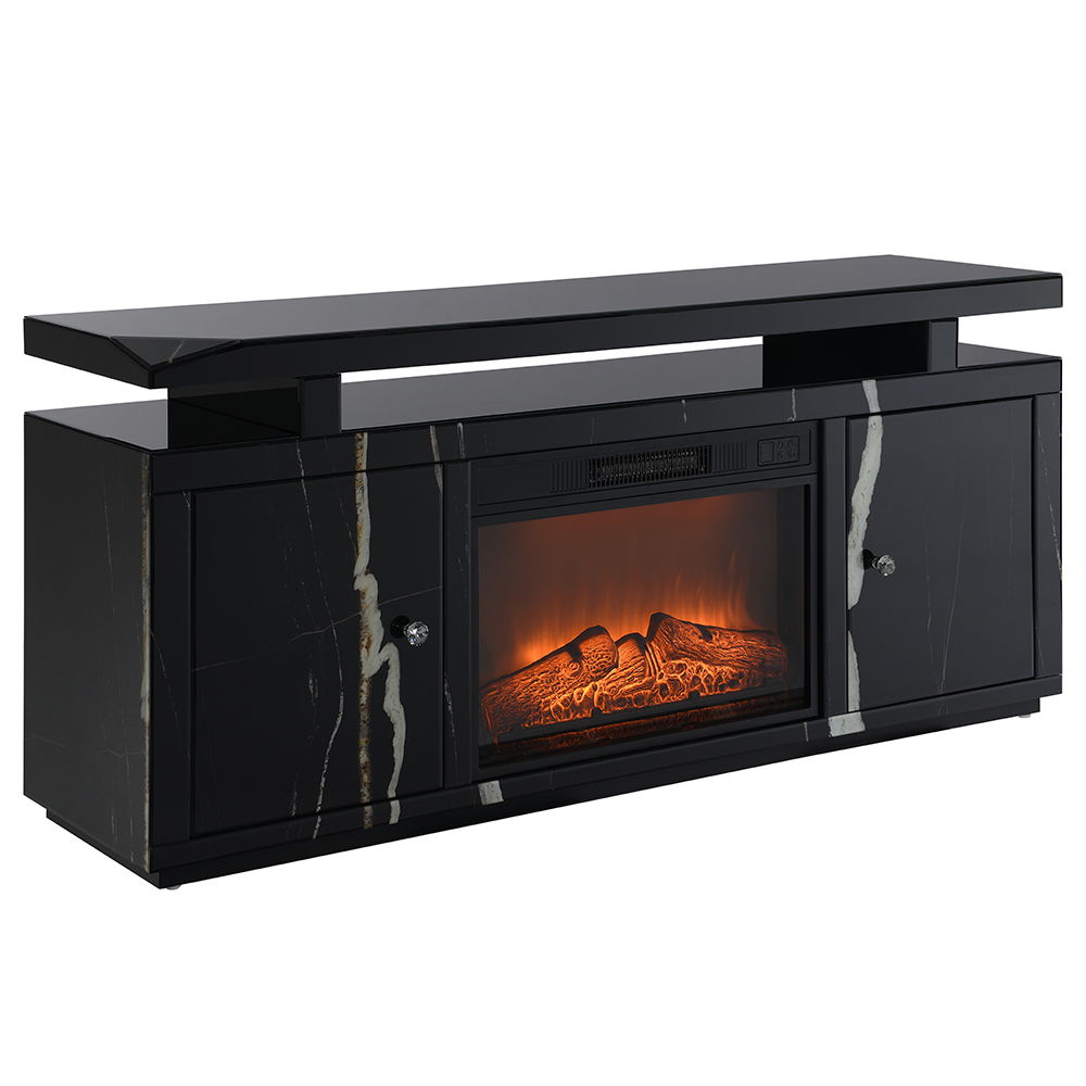 Drisana TV Stand With Fireplace - Thumbnail 2