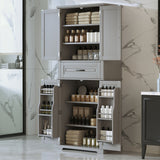 Bathroom Storage Cabinet With Multifunctional Storage Space, Drawer With Slide Rails, Adjustable Shelf