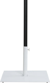 Amalfi - Aluminum Patio Umbrella - White Base / Black Pole