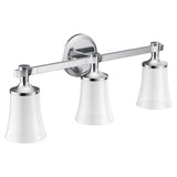 Flara Chrome three globe bath light - (YB0363CH)