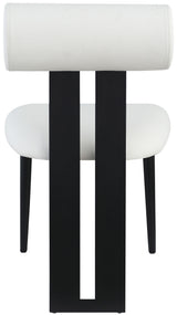 Dario - Faux Leather Dining Chair With Black Frame (Set of 2)
