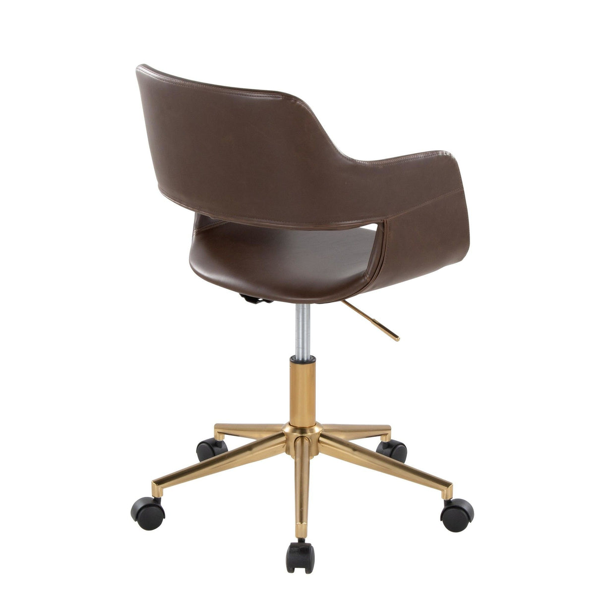 Margarite - Task Chair - Gold Metal