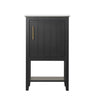 Modern Bathroom Vanity With Sink, Soft-Closing Door And Open Shelf