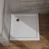 In Corner Drain Shower Base