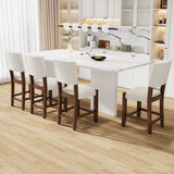 Mid Century Modern Bar Stools, Upholstered Counter Chairs