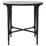 Hermas - Round Marble Coffee And End Table Set