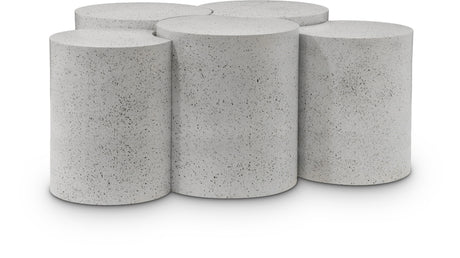 Dimple - 20" 5 Piece Modular Coffee Table - Terazzo Finish