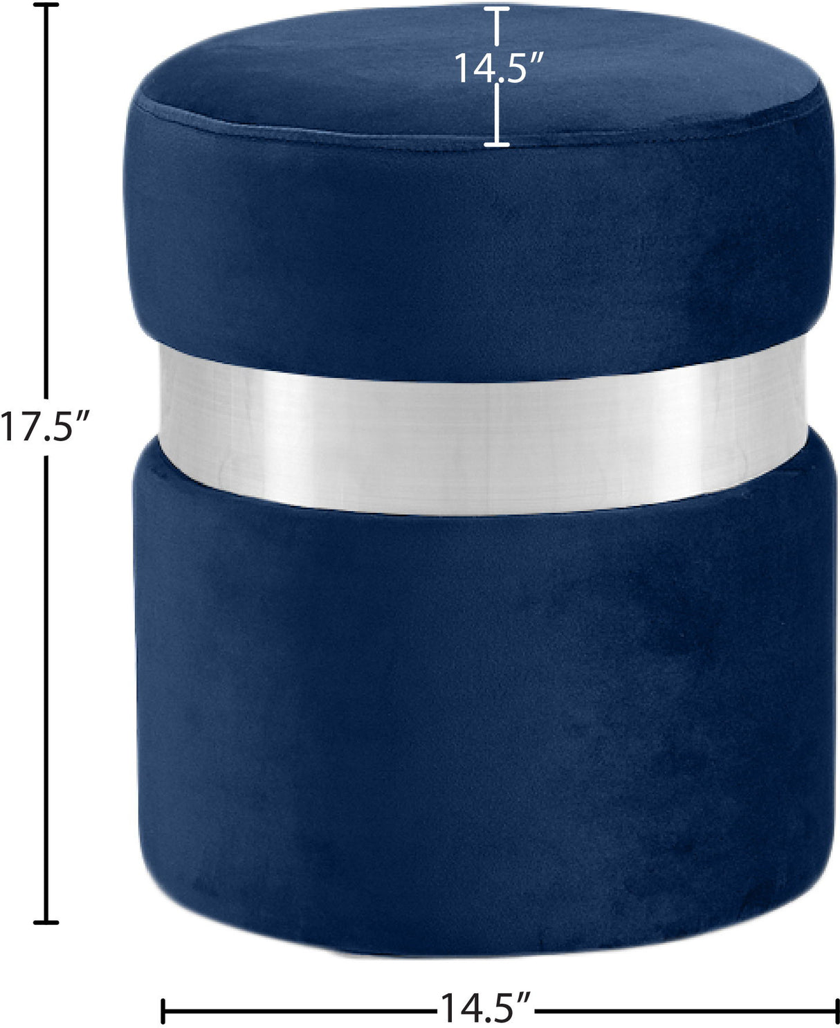 Hailey - Round Ottoman