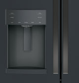 GE GFE28GELDS - 36 in. 27.7 cu. ft. French Door Refrigerator with Ice & Water Dispenser - Fingerprint Resistant Black Slate