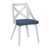 Charlotte - Farmhouse Chair (Set of 2) - White Textured Wood