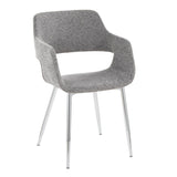 Margarite - Dining / Accent Chair - Chrome Metal (Set of 2)