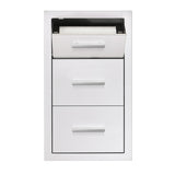 Summerset 17 Inch Vertical 2-Drawer & Paper Towel Holder Combo - TDC-17