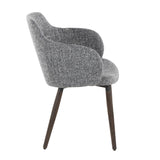 Boyne - Farmhouse Dining / Accent Chair (Set of 2) - Dark Walnut Legs