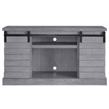 Amrita - TV Stand With Fireplace - Gray Oak