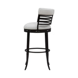 Telia - Upholstered Swivel Bar Height Barstool
