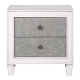 Katia - Nightstand - Rustic Gray & Weathered White