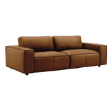 Clayton - Leather Sofa With Track Arms