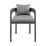 Menorca - Outdoor Patio Dining Chairs (Set of 2) - Gray