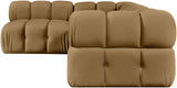 Orin - Fabric Velvet 4 Piece Modular Sectional