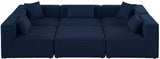 Cube - Linen 6 Piece Modular Sectional