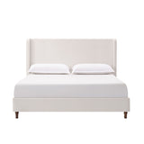 Harper - Tall Headboard Upholstered Bed / High Headboard / Elegant Simplicity / No Box Spring Needed