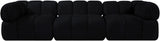 Orin - Velvet Performance Fabric Upholstered 3 Piece Modular Sofa