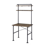 Ensata - Writing Desk - Rustic Oak & Black