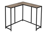 Corner Accent Console Table For Entryway, Unique L-Shaped Design
