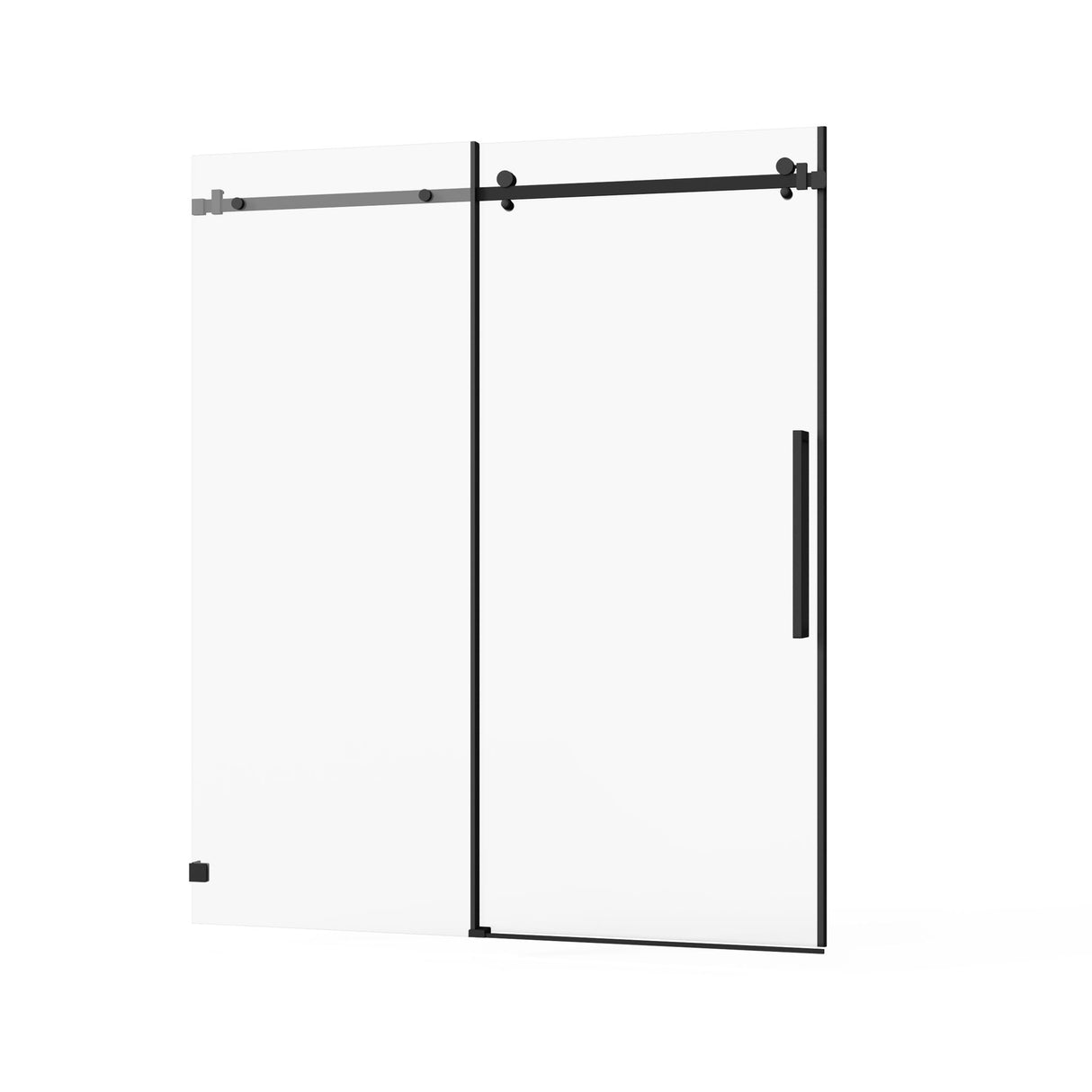 Frameless Tub Sliding Shower Door With Easy Clean Coating
