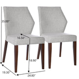 Luca - Dining Chair (Set of 2) - Light Gray