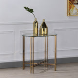 Veises - End Table - Champagne