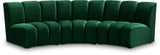 Infinity - 3 Piece Velvet Modular Sectional