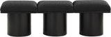 Pavilion - 3 Piece Modular Bench With Black Base