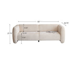 Tonson - 3 Seater Sofa, Wave Design