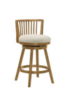 Harper - 26" Amber Glow Counter Height Rubberwood Swivel Barstool