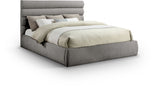 Adam - Chenille Fabric Bed With 52" Headboard