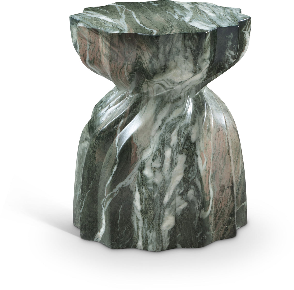 Caserta - Marble Finish Concrete End Table