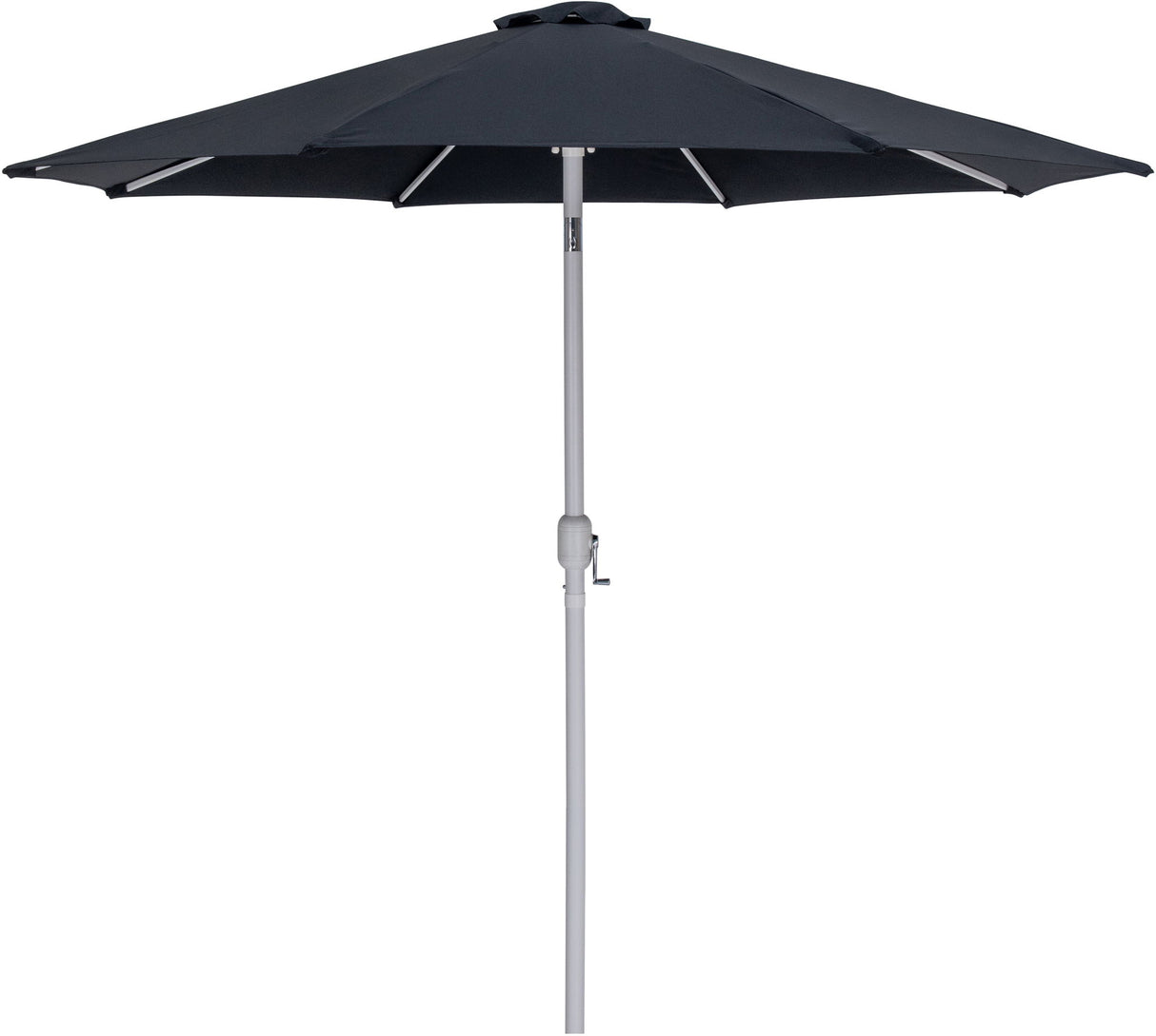 Fiji - Aluminum Patio Umbrella With Square Black And White Base