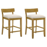 Merie - Modern Transitional Wood Counter Height Kitchen Bar Stool