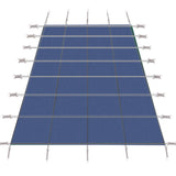 Inground Rectangle Winter Safety Pool Cover, Solid Safety