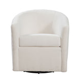 Oaklynn - Barrel Style Swivel Accent Chair
