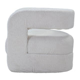 Yitua - Accent Chair - White Teddy Sherpa